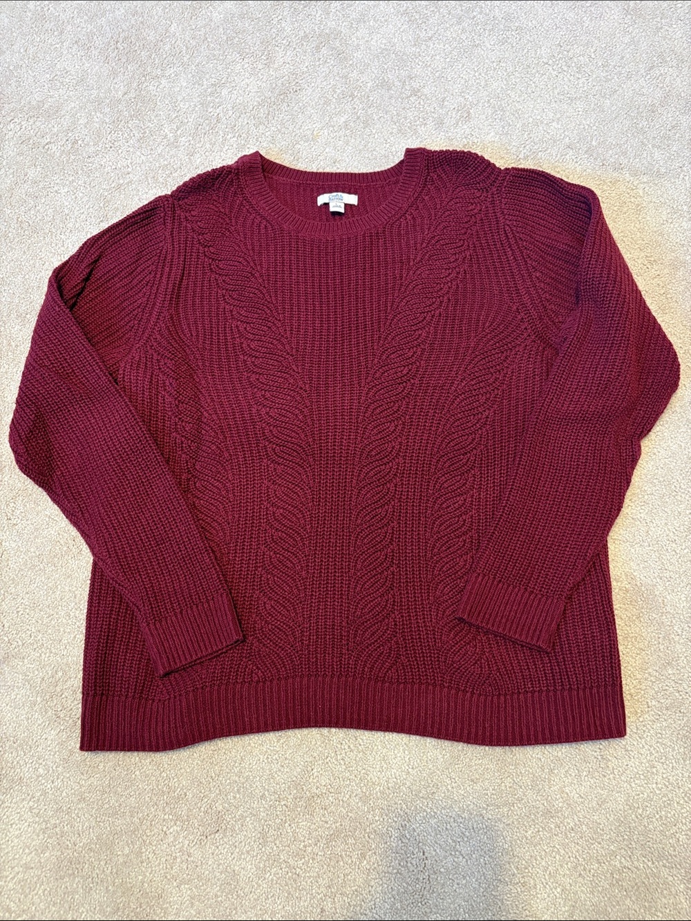 Croft & Barrow Maroon Sweater